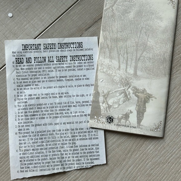 unused vintage Jo Ann’s Christmas village house - Picture 8 of 9